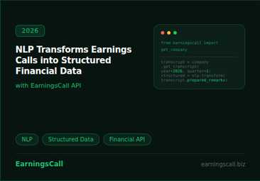 Earnings Call API 